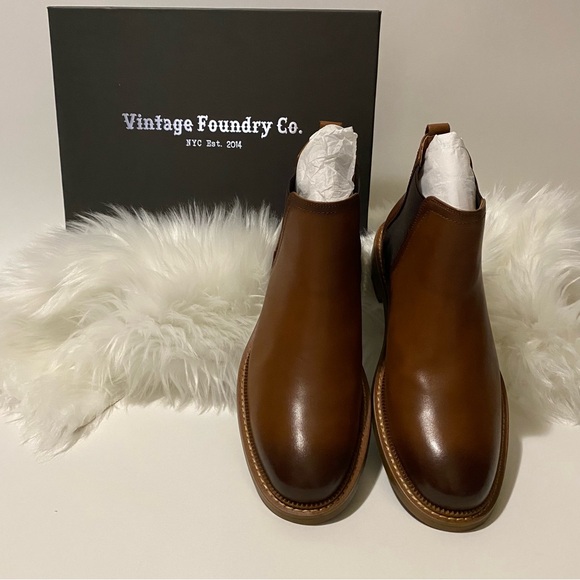 Vintage Foundry Co. Brown Chelsea Boots - Picture 7 of 8